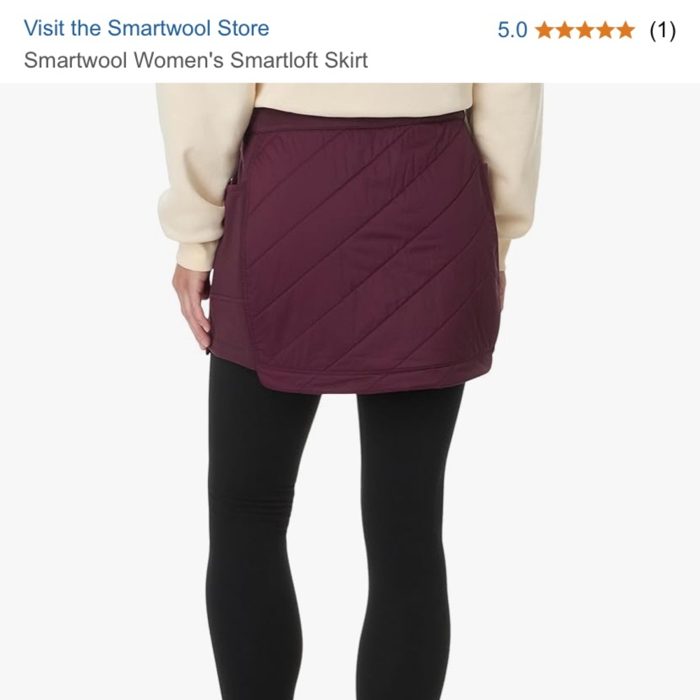 Smartwool Women's Smartloft Skirt - Burgundy
